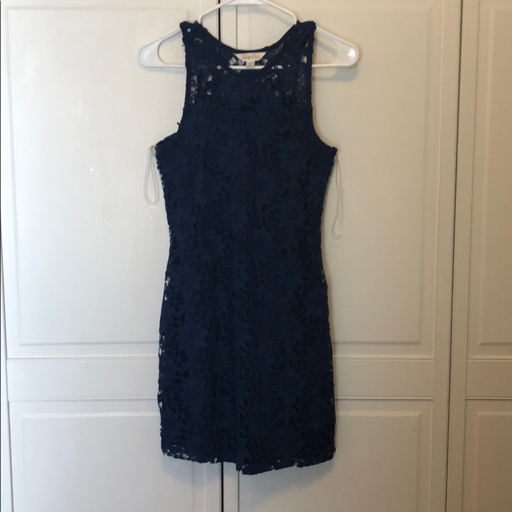 Dark blue dress